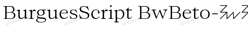 BurguesScript BwBeto字体转换